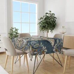 Hamasa Hand Ramadan Rectangle Tablecloth Waterproof Rectangular Table Cloth for Kitchen Dining