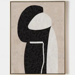 Hand Painted Abstract Black Paintings Hand Painted Abstract Black Paintings On Canvas Rich Textured Acrylic Painting Modern Wall Art Hand Painted Artwork for Living Room Wall Decor