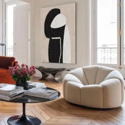 Hand Painted Abstract Black Paintings Hand Painted Abstract Black Paintings On Canvas Rich Textured Acrylic Painting Modern Wall Art Hand Painted Artwork for Living Room Wall Decor