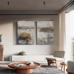 Hand painted Beige Brown Abstract oil painting handmade Wall Art Brown Canvas Paintings Modern Wall Art Bohemian Abstract Painting Neutral Textured oil painting Wall Art picture