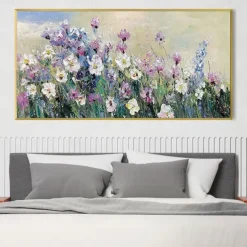 Hand painted flowers canvas oil paintings modern wedding decor flowers tree oil Painting Wall art landscape Painting for living room home decor bedroom ready to hang or canvas