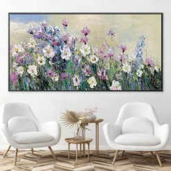 Hand painted flowers canvas oil paintings modern wedding decor flowers tree oil Painting Wall art landscape Painting for living room home decor bedroom ready to hang or canvas