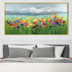 Hand painted flowers canvas oil paintings modern wedding decor flowers tree oil Painting Wall art landscape Painting for living room home decor bedroom ready to hang or canvas