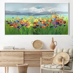 Hand painted flowers canvas oil paintings modern wedding decor flowers tree oil Painting Wall art landscape Painting for living room home decor bedroom ready to hang or canvas