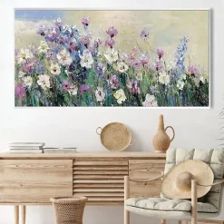 Hand painted flowers canvas oil paintings modern wedding decor flowers tree oil Painting Wall art landscape Painting for living room home decor bedroom ready to hang or canvas