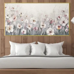 Hand painted flowers canvas oil paintings modern wedding decor flowers tree oil Painting Wall art landscape Painting for living room home decor bedroom ready to hang or canvas