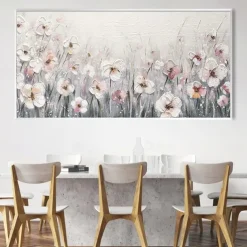 Hand painted flowers canvas oil paintings modern wedding decor flowers tree oil Painting Wall art landscape Painting for living room home decor bedroom ready to hang or canvas