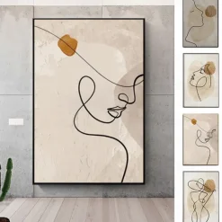 Hand Painted Handmade Oil Painting Elegant Lady Home Decoration Decor Rolled Canvas Fashion Modern Paintings