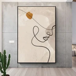 Hand Painted Handmade Oil Painting Elegant Lady Home Decoration Decor Rolled Canvas Fashion Modern Paintings