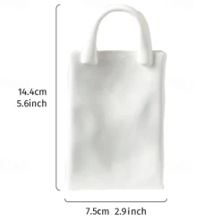 Handbag Vase Tabletop Decoration Creative Flower Arrangement Simple Modern Vase 1PC