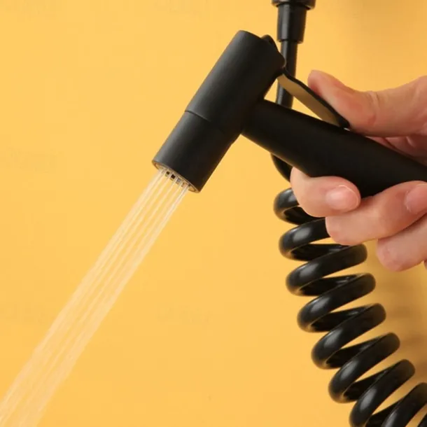 Handheld Toilet Bidet Sprayer Kit Wall-mount 304 Stainless Steel Toilet Bidet Showerhead with Hose Bathroom Cleaning Set