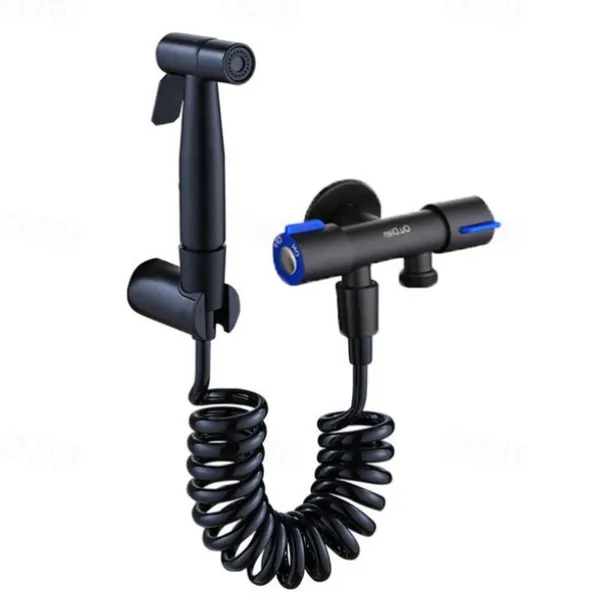 Handheld Toilet Bidet Sprayer Kit Wall-mount 304 Stainless Steel Toilet Bidet Showerhead with Hose Bathroom Cleaning Set