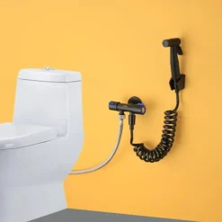 Handheld Toilet Bidet Sprayer Kit Wall-mount 304 Stainless Steel Toilet Bidet Showerhead with Hose Bathroom Cleaning Set