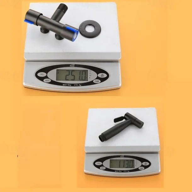 Handheld Toilet Bidet Sprayer Kit Wall-mount 304 Stainless Steel Toilet Bidet Showerhead with Hose Bathroom Cleaning Set