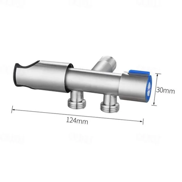 Handheld Toilet Bidet Sprayer Kit Wall-mount 304 Stainless Steel Toilet Bidet Showerhead with Hose Bathroom Cleaning Set