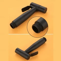 Handheld Toilet Bidet Sprayer Kit Wall-mount 304 Stainless Steel Toilet Bidet Showerhead with Hose Bathroom Cleaning Set