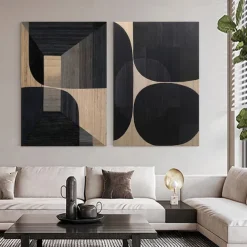 Handmade Black Wall Art Black oil painting hand painted wall art Wabi-Sabi oil painting Wall Art Black Abstract art Black wall decor Black Textured painting Wall Art ready to hang or canvas