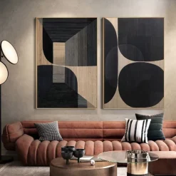 Handmade Black Wall Art Black oil painting hand painted wall art Wabi-Sabi oil painting Wall Art Black Abstract art Black wall decor Black Textured painting Wall Art ready to hang or canvas