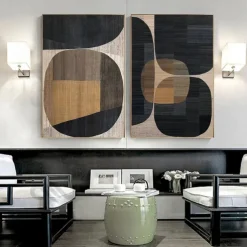 Handmade Black Wall Art Black oil painting hand painted wall art Wabi-Sabi oil painting Wall Art Black Abstract art Black wall decor Black Textured painting Wall Art ready to hang or canvas