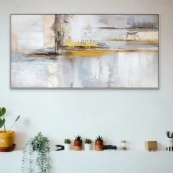 Handmade Hand Painted Canvas Painting Wall Art Modern Texture Abstract Oil Painting Landscape Home Decoration Decor Rolled Canvas No Frame Unstretched