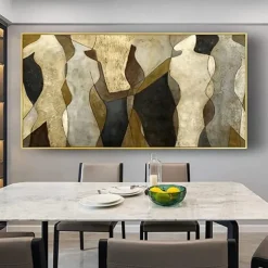 Handmade Oil Painting Canvas Wall Art Decoration Body Art Abstract Retro for Home Decor Rolled Frameless Unstretched Painting