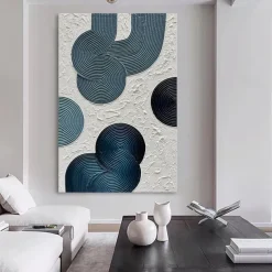 Handmade Oil Painting Canvas Wall Art Decoration Modern Abstract Texture for Home Decor Rolled Frameless Unstretched Painting