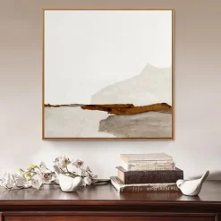 Handmade Oil Painting Canvas Wall Art Decoration Modern Abstract Green Idyllic landscape for Home Decor Rolled Frameless Unstretched Painting