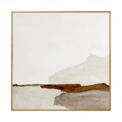 Handmade Oil Painting Canvas Wall Art Decoration Modern Abstract Green Idyllic landscape for Home Decor Rolled Frameless Unstretched Painting