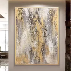 Handmade Oil Painting Canvas Wall Art Decoration Abstract Modern for Home Decor Rolled Frameless Unstretched Painting