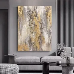 Handmade Oil Painting Canvas Wall Art Decoration Abstract Modern for Home Decor Rolled Frameless Unstretched Painting