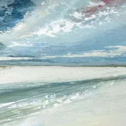 Handmade Oil Painting Canvas Wall Art Decoration Abstract Seascape Painting Beach Ocean for Home Decor Rolled Frameless Unstretched Painting