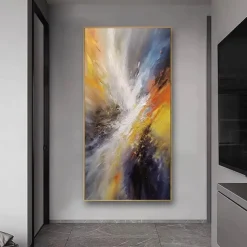 Handmade Oil Painting Canvas Wall Art Decoration Modern Abstract for Home Decor Rolled Frameless Unstretched Painting