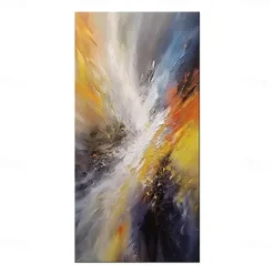 Handmade Oil Painting Canvas Wall Art Decoration Modern Abstract for Home Decor Rolled Frameless Unstretched Painting