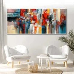 Handmade Oil Painting Canvas Wall Art Decoration Modern Abstract for Home Decor Rolled Frameless Unstretched Painting