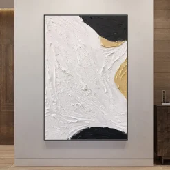 Handmade Oil Painting Canvas Wall Art Decoration Modern Abstract Textures for Home Decor Rolled Frameless Unstretched Painting