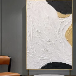 Handmade Oil Painting Canvas Wall Art Decoration Modern Abstract Textures for Home Decor Rolled Frameless Unstretched Painting