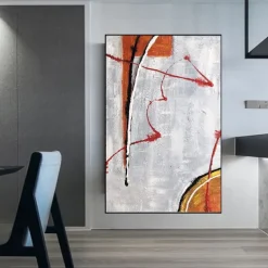 Handmade Oil Painting Canvas Wall Art Decoration Modern Abstract Textures for Home Decor Rolled Frameless Unstretched Painting