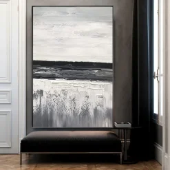 Handmade Oil Painting Canvas Wall Art Decoration Modern Abstract Textures for Home Decor Rolled Frameless Unstretched Painting