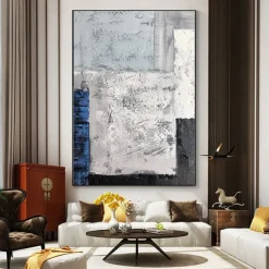 Handmade Oil Painting Canvas Wall Art Decoration Modern Abstract Textures for Home Decor Rolled Frameless Unstretched Painting