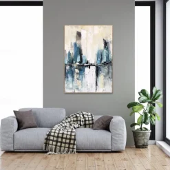 Handmade Oil Painting Canvas Wall Art Decoration Abstract Modern for Home Decor Rolled Frameless Unstretched Painting