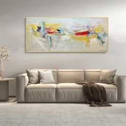 Handmade Oil Painting Canvas Wall Art Decoration Modern Abstract for Home Decor Rolled Frameless Unstretched Painting