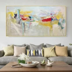 Handmade Oil Painting Canvas Wall Art Decoration Modern Abstract for Home Decor Rolled Frameless Unstretched Painting