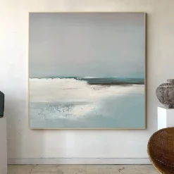 Handmade seascape oil painting Hand Painted Wall Art Modern Abstract Sea Abstract Seascape Paintings On Canvas Ocean Acrylic Sea Wall Art Ocean Fine Art ENDLESS OCEAN No Frame Unstretched