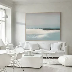 Handmade seascape oil painting Hand Painted Wall Art Modern Abstract Sea Abstract Seascape Paintings On Canvas Ocean Acrylic Sea Wall Art Ocean Fine Art ENDLESS OCEAN No Frame Unstretched