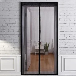 Hands-Free Magnetic Screen Door, Self-Sealing for Bug Prevention, Kid & Pet Friendly, Heavy Duty for High-Traffic Areas