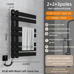 Hangers Safety Boutique / Contemporary Aluminum Bath Organization