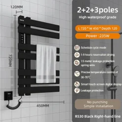 Hangers Safety Boutique / Contemporary Aluminum Bath Organization