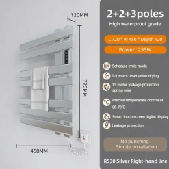 Hangers Safety Boutique / Contemporary Aluminum Bath Organization