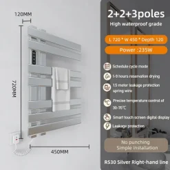 Hangers Safety Boutique / Contemporary Aluminum Bath Organization