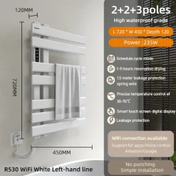 Hangers Safety Boutique / Contemporary Aluminum Bath Organization